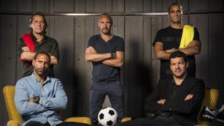 Rio Ferdinand, Michel Salgado, Henrik Larsson, Rivaldo and Michael Ballack